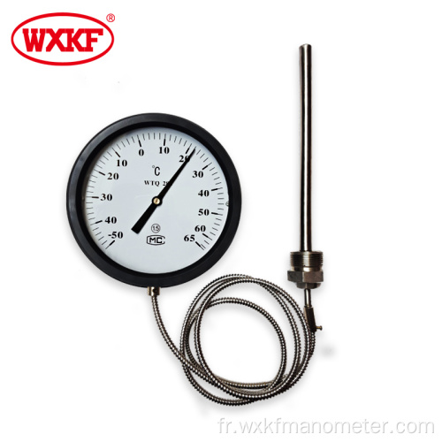 304 Garges de thermomètre bimétallique en acier inoxydable